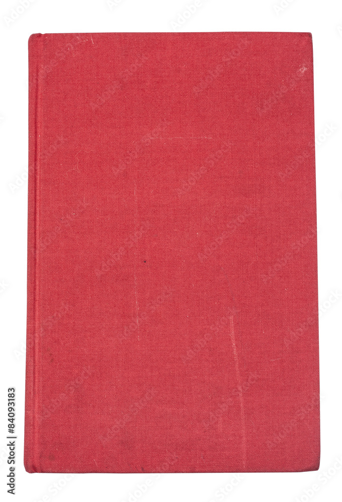 Red old hardcover book Red old hardcover book
