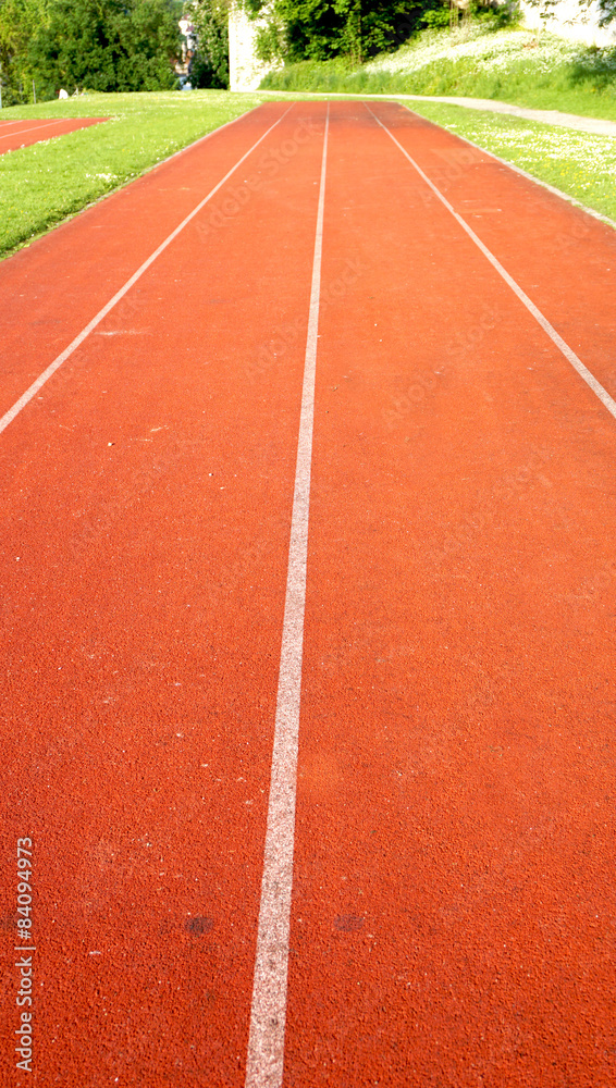Fototapeta premium Running Track vertical