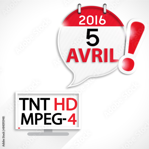 tnt hd mpeg-4 à partir du 5 avril 2016 photo