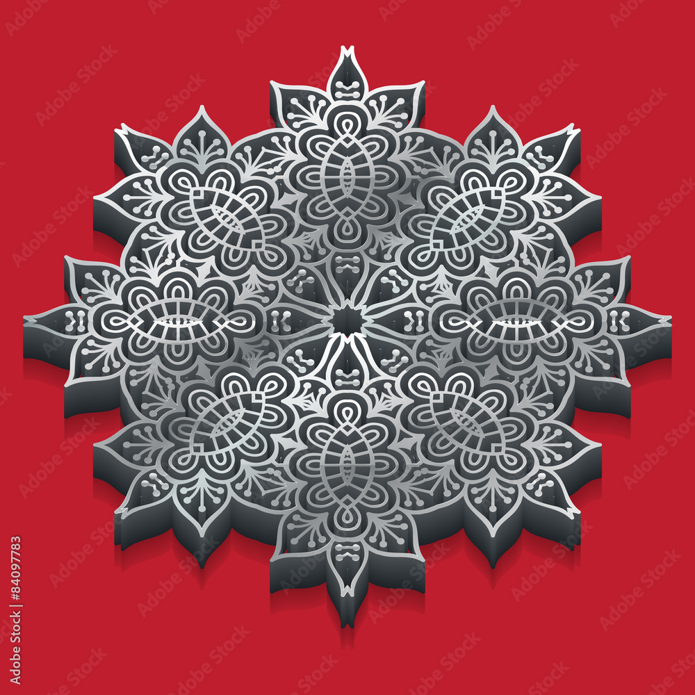 ornamentin three-dimensional style ornamentin three-dimensional style