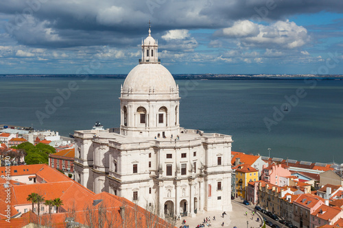 Aerial view of Lisbon pantheon - Portugal