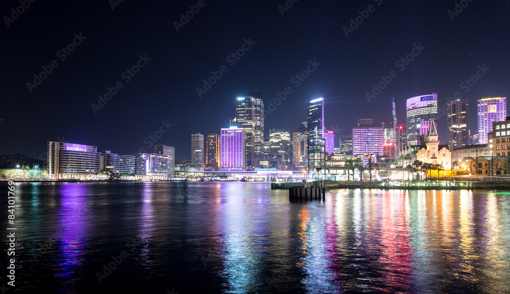 Sydney Opera House shown during Vivid show.