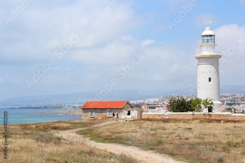 Paphos lighthouse in Cyprus