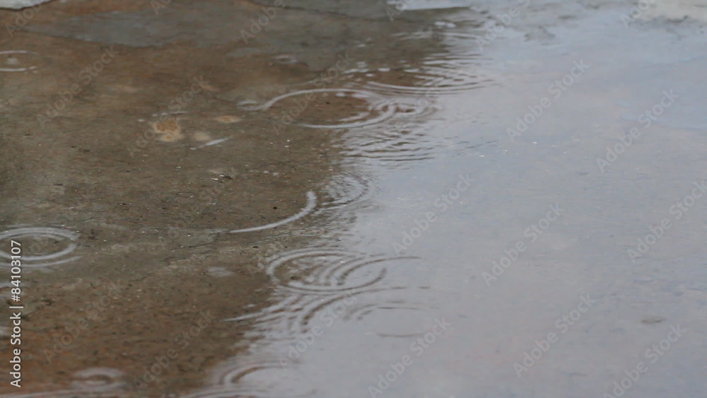 rain drops create ripple rain drops create ripple