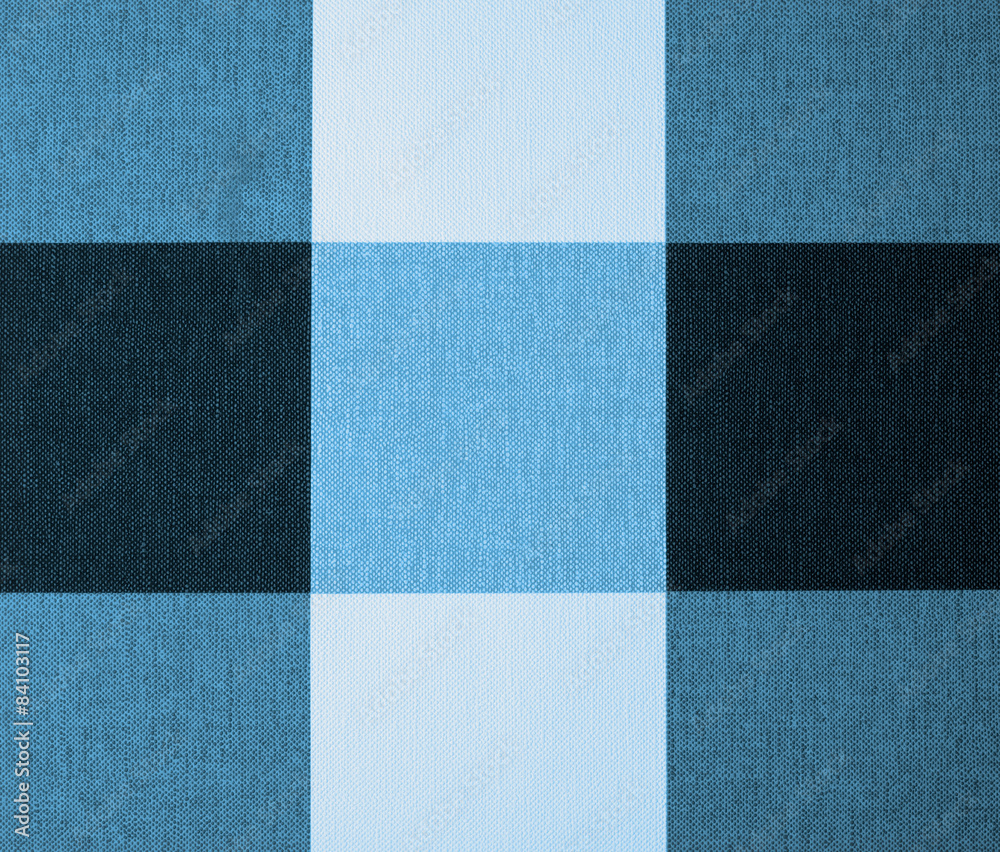 Fototapeta premium White, Grey and Blue Gingham Tablecloth