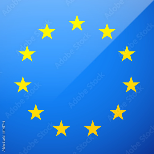 12 stars in circle for award, prize or certification concepts. (