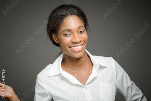 Model isolated hand gesture presenting