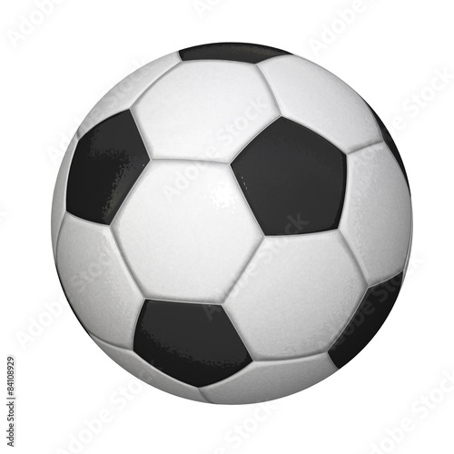 Soccerball in classic black and white © Bertold Werkmann