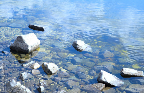 Stones in the river