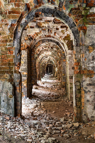  Ruins  inside the fort Tarakanovskiy photo