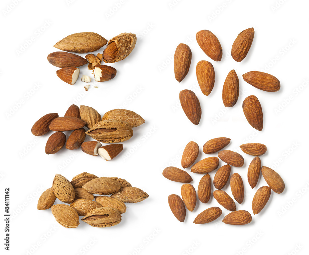 Almonds isolated Almonds isolated
