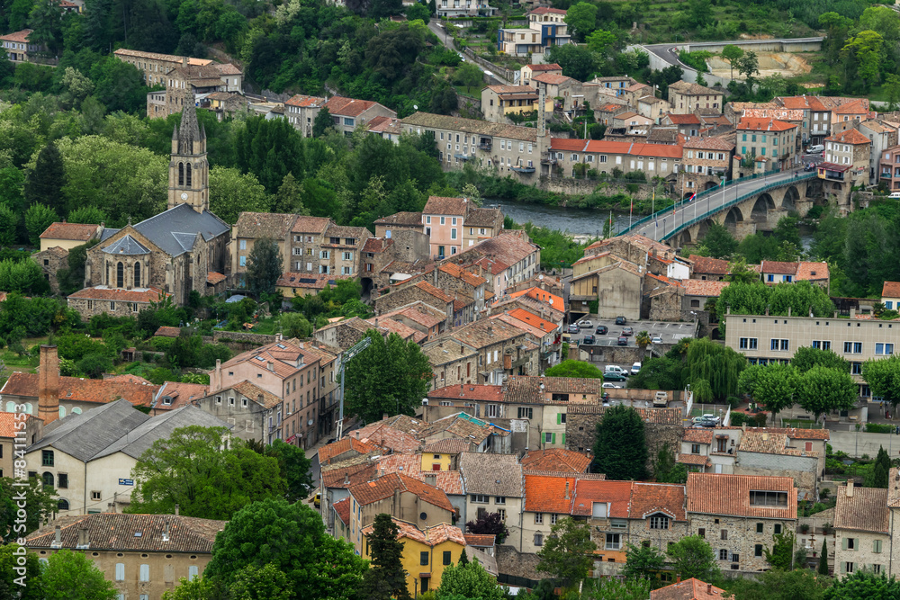 Naklejka premium Paysage ville 