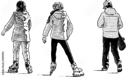 kids on a street