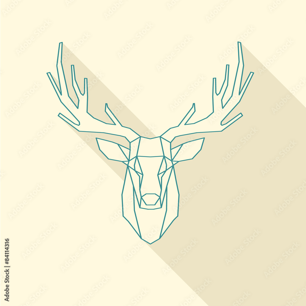 Fototapeta premium deer frame