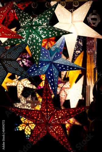 Lantern on christmas market