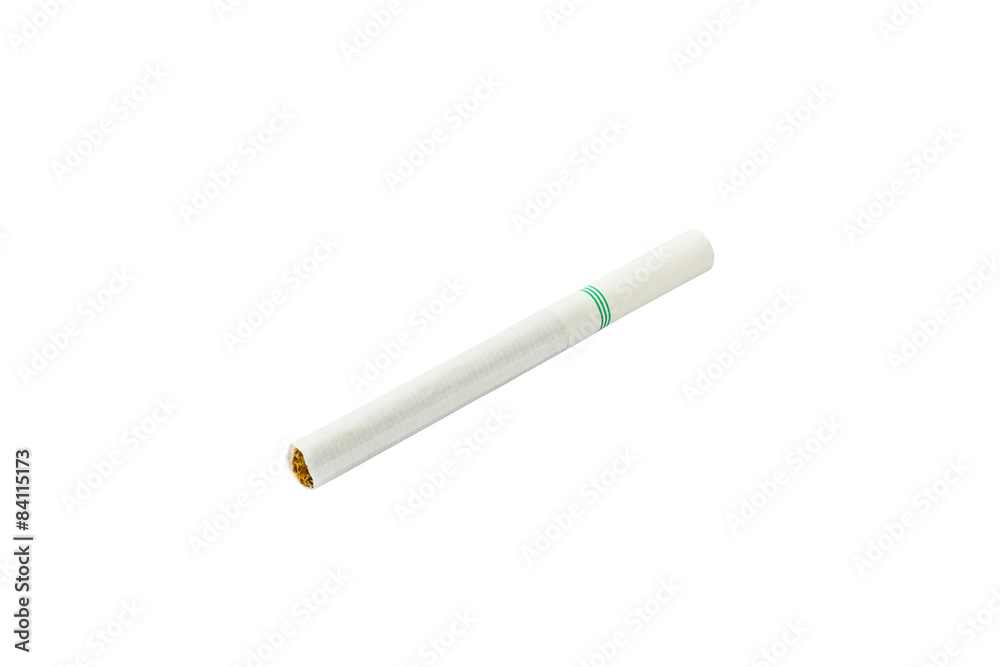 Cigarette isolated on white background with clipping path. Cigarette isolated on white background with clipping path.