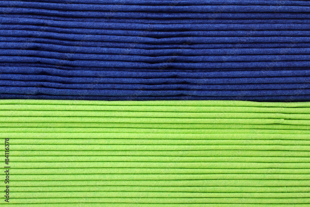 Serving colored paper napkins closeup Serving colored paper napkins closeup