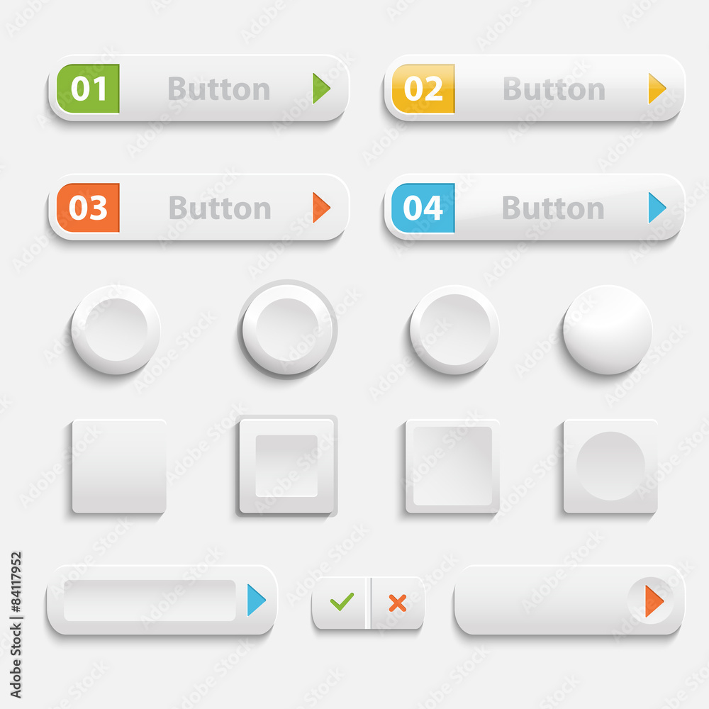Web buttons