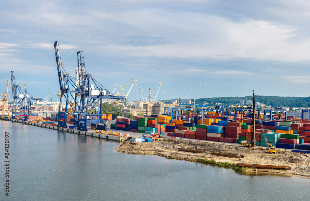 Obraz premium Deepwater Container Terminal in Gdansk