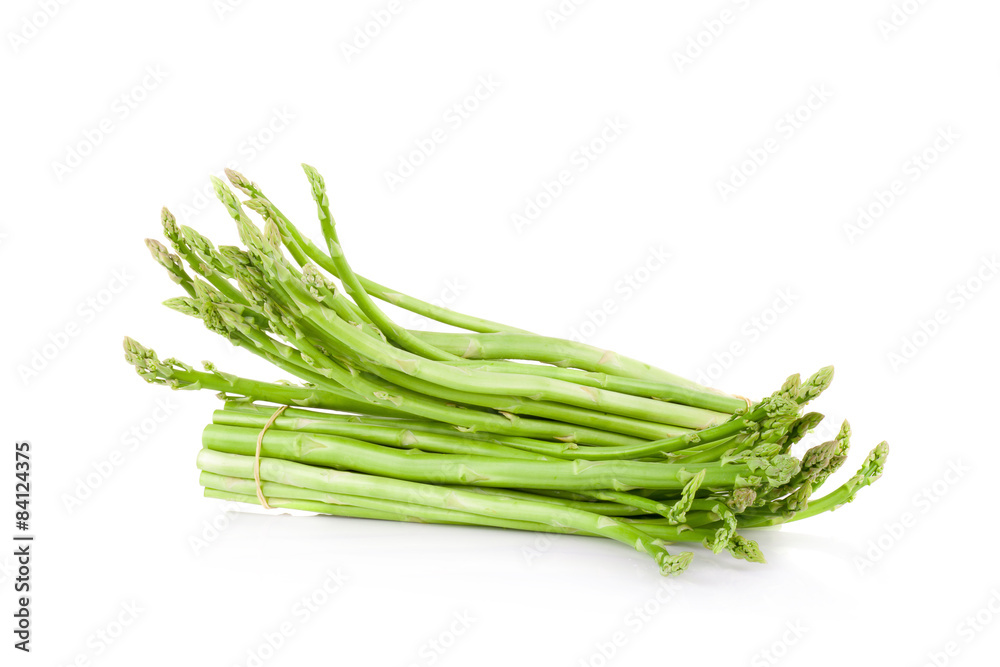 fresh asparagus isolated on white fresh asparagus isolated on white