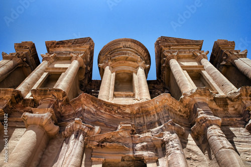 Ancient temple in Petra, Jordan