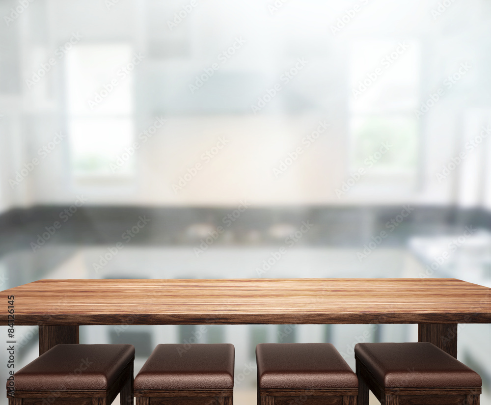 Table Top And Blur Interior Background Table Top And Blur Interior Background