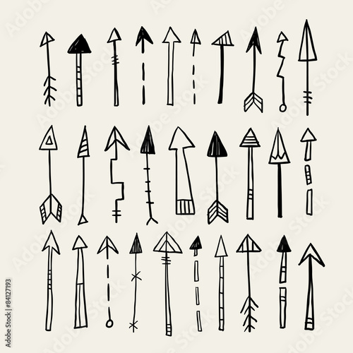hand drawn lovely arrows collection