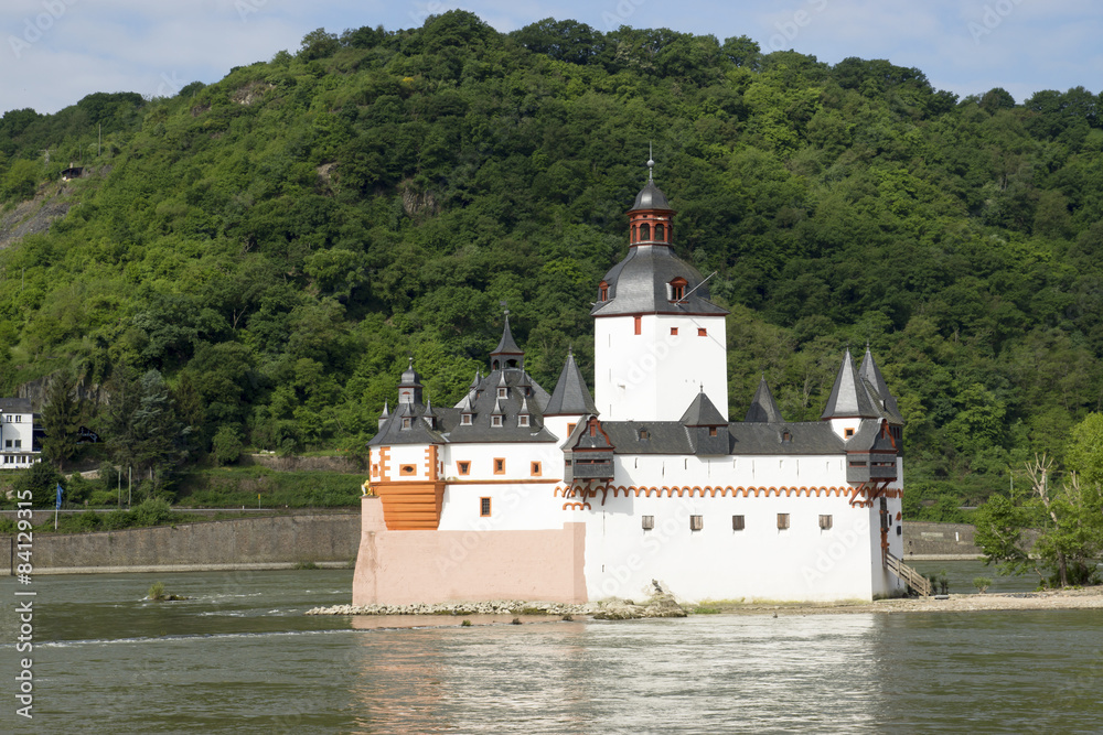 Burg Pfalzgrafenstein bei Kaub am Rhein, Deutschland