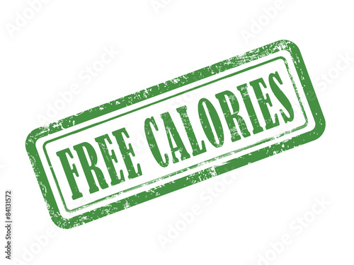 stamp free calories in green