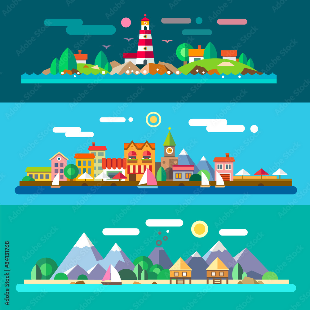 Landscapes by the sea Landscapes by the sea