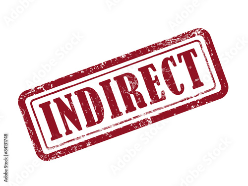 stamp indirect in red