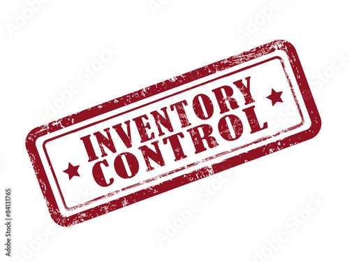 stamp inventory control in red
