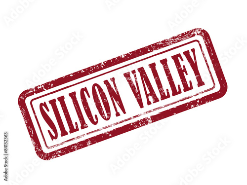 stamp silicon valley in red