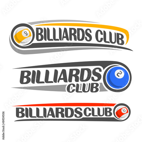 The image on the subject of billiards