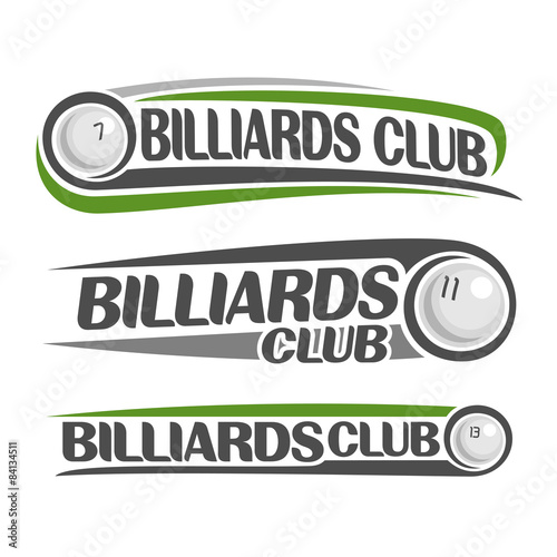 The image on the subject of billiards