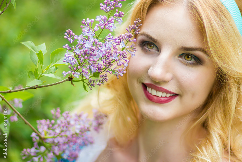 Fototapeta premium Portrait of a beautiful young blonde