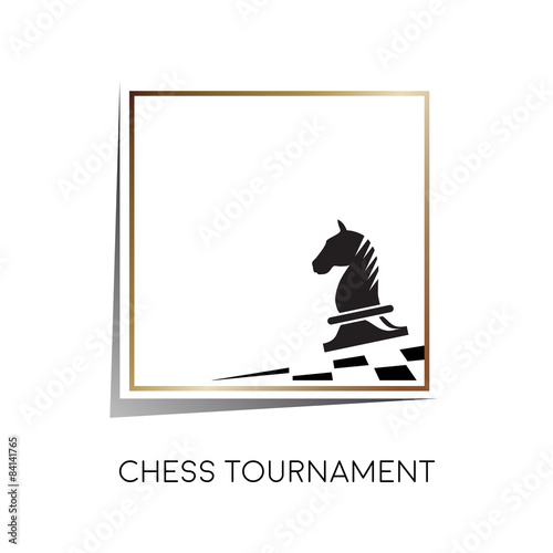 Vector sign horse of chess