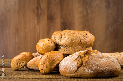 Close-up of traditional bread