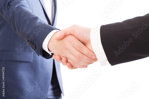 Handshake of two businessmen
