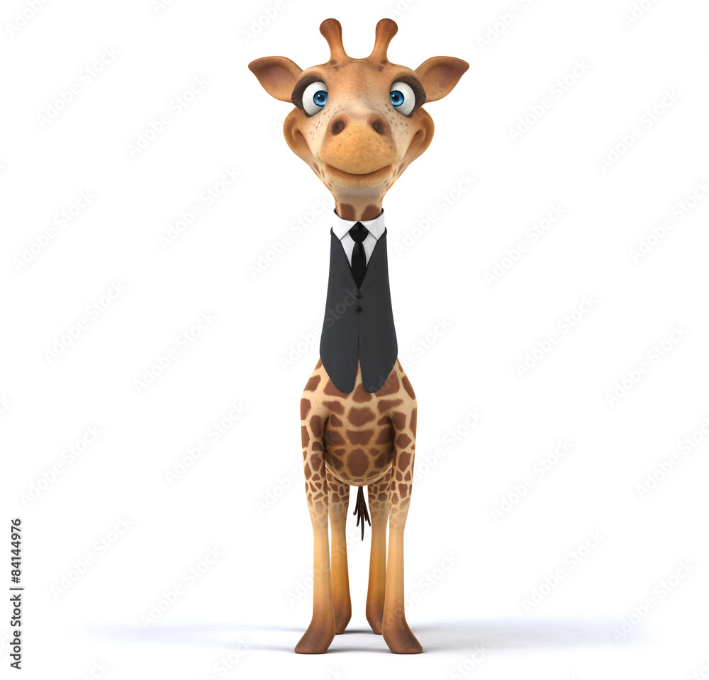 Obraz premium Fun giraffe