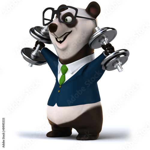 Fototapeta Naklejka Na Ścianę i Meble -  Fun panda