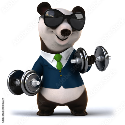 Fototapeta Naklejka Na Ścianę i Meble -  Fun panda
