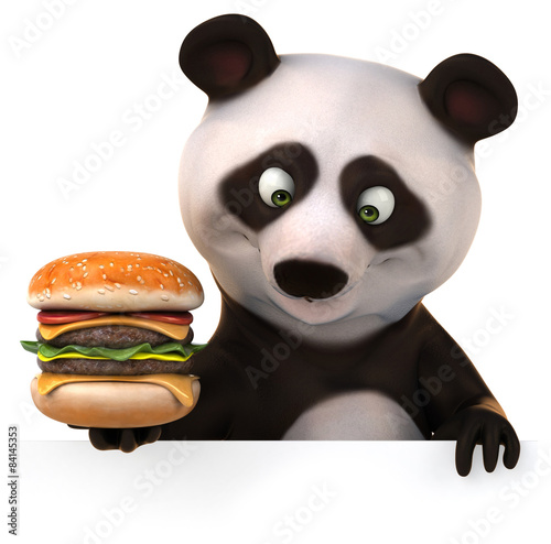 Fototapeta Naklejka Na Ścianę i Meble -  Fun panda