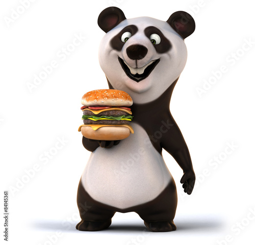 Fototapeta Naklejka Na Ścianę i Meble -  Fun panda