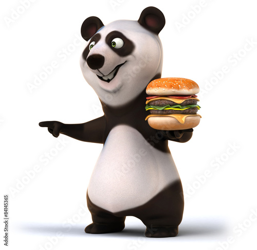 Fototapeta Naklejka Na Ścianę i Meble -  Fun panda