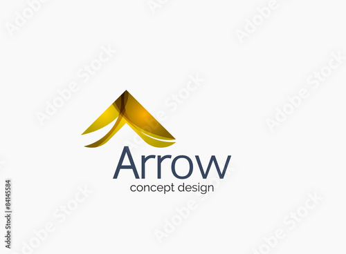 Modern company logo, clean glossy design