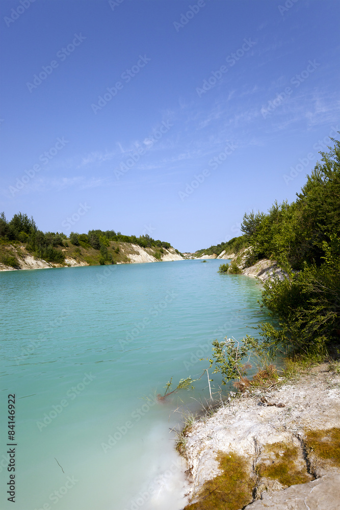 Fototapeta premium artificial lake 