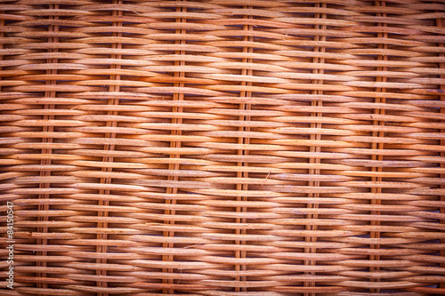 Brown wicker texture background