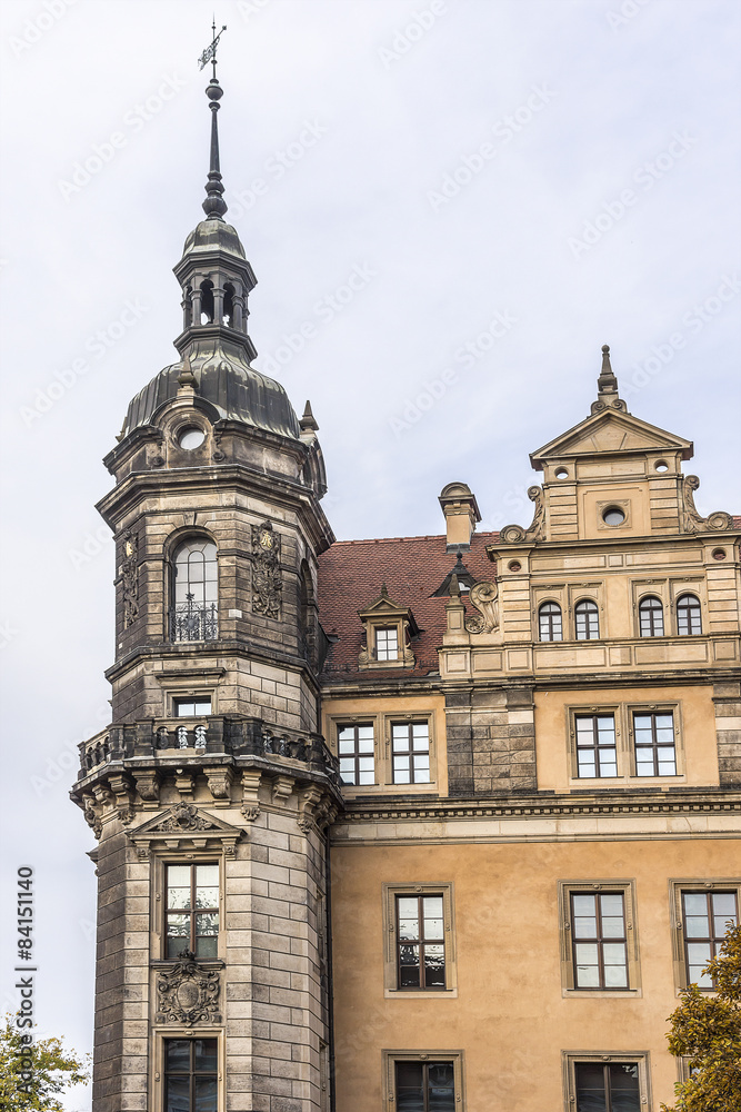 Obraz premium Dresden Castle or Royal Palace (Residenzschloss) Dresden. 