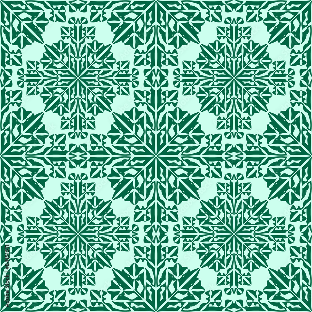 Snowflake seamless pattern. Editable vector. Eps 10